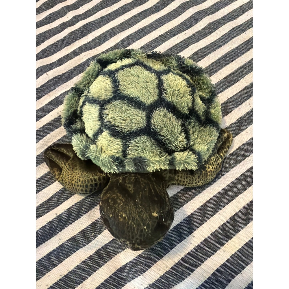 Aurora World Sea Turtle Plush Stuffed Animal Green‎ Scaly Textured Shell 12 Inch